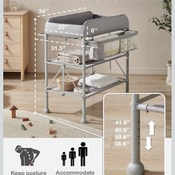 Diaper Changing Station, Portable Changing Table for Baby, Waterproof