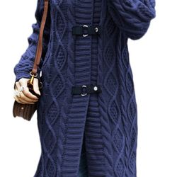 Dyexces Womens Long Cardigans Sweater Coats - Size: SMALL 