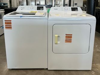 Whirlpool 4.2 cu. ft. Washer w/2-Piece Removable Agitator; 7.0 cu. ft. Vented Electric Dryer