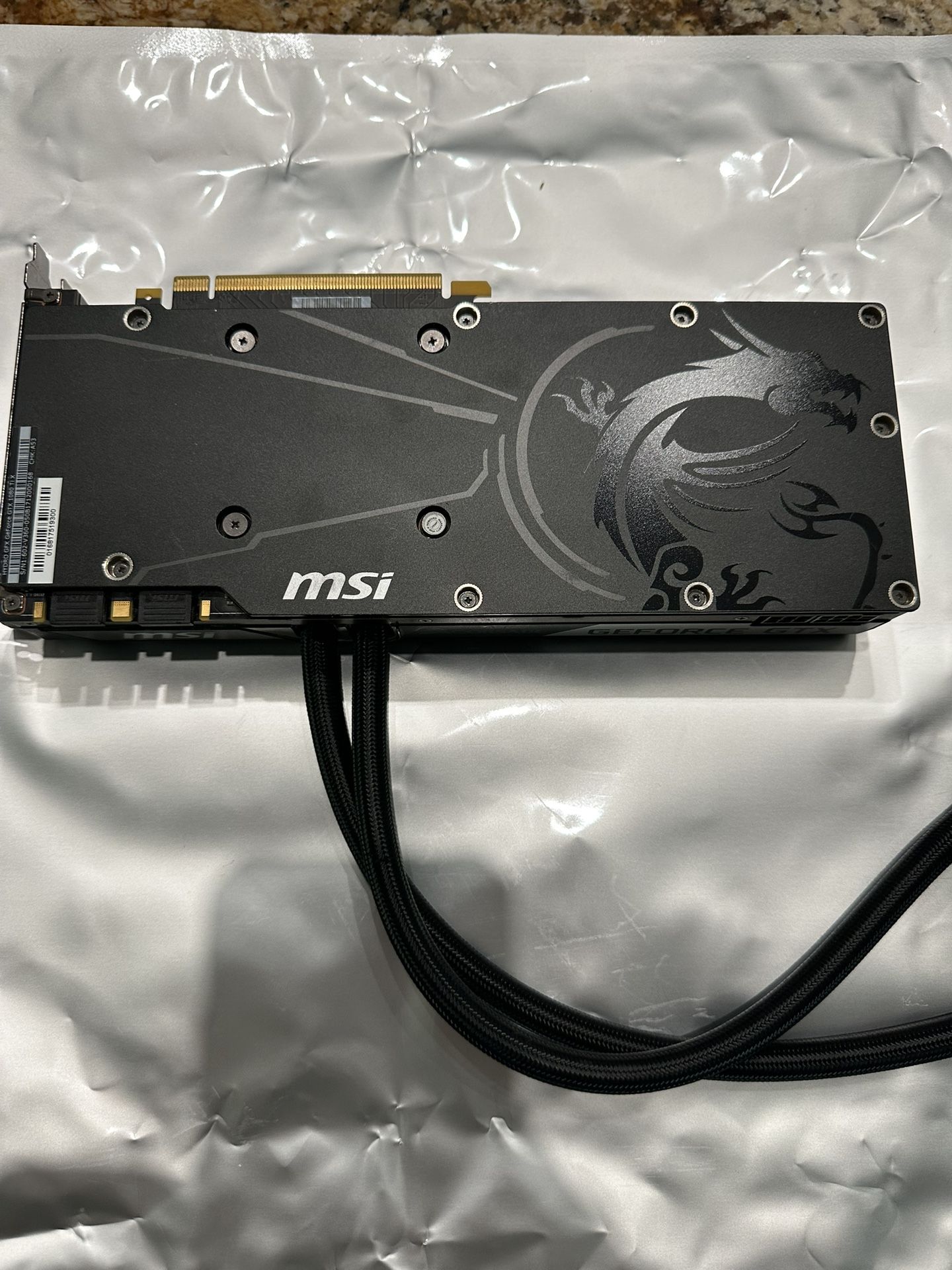 MSI 1080Ti 11GB - Corsair Liquid Cooled !