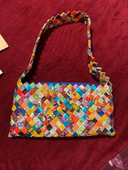 Candy wrapper purse from Mexico