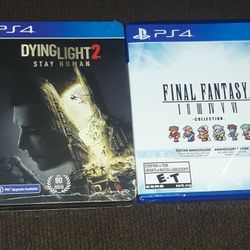 Final Fantasy Collection/ Dying Light 2 Deluxe Edition PS4 Game Bundle 