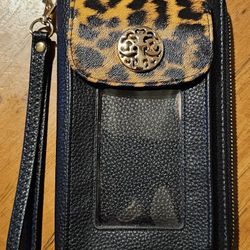Small Women's Purse Black With Gold