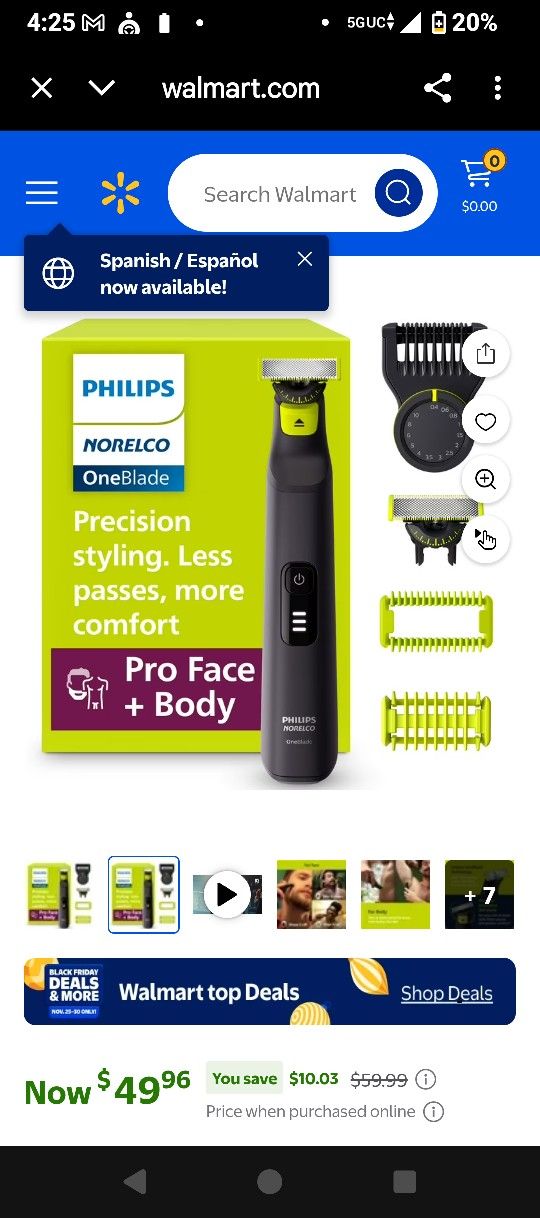 Brand New Phillips Norelco One Blade Electric Razor 