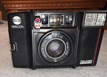 VTG Minolta Talker AF-Sv 35mm Film Camera - TESTED Works & Talks