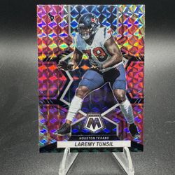 2022 Panini Mosaic - Laremy Tunsil #79 Camo Pink Mosaic Prizm