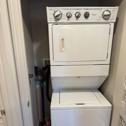 Whirlpool 24” Stackable Washer Dryer Combo – $425 – Must Sell This Weeken