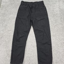 G-Star RAW C-Staq Pants Womens 29 Black 3D Boyfriend Crop Relaxed Fit Denim 