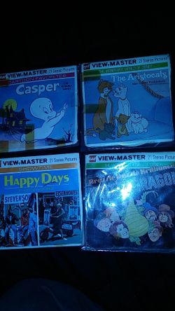 4 vintage View-Master reels