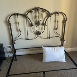 Queen Brass Headboard And Frame