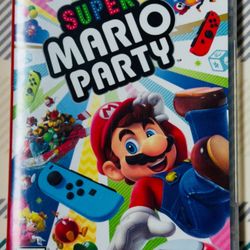 Super Mario Party - Nintendo Switch With Case Tested/Good Fast Shipping