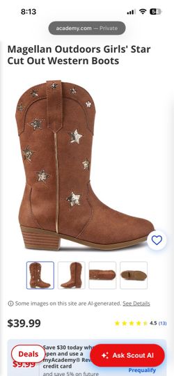 Girl Western Boots