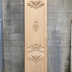 Tall Carved Wall Panels (3 Available)