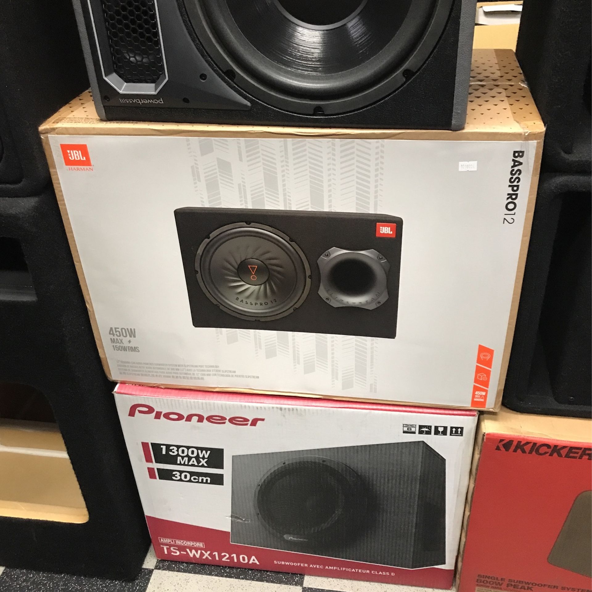 Basspro 12 Jbl Car Speakers And Subwoofers Basspro 12 Underseat