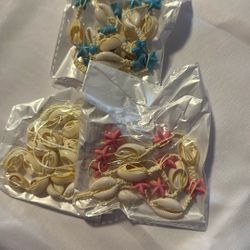 Sea Shells & Star’s Necklace With Bracelet 
