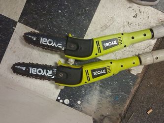 Ryobi 8-Inch Pole Saw Heads – Lot of 2