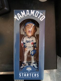 Yamamoto Dodgers 2025 World Champion Bobblehead