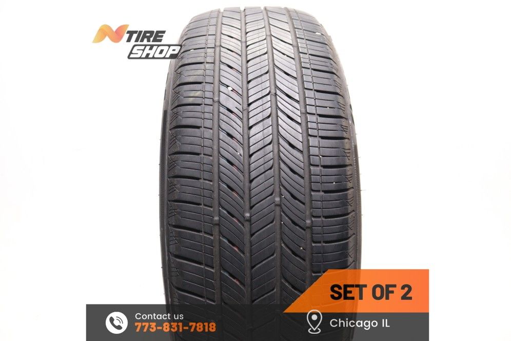 Set of 2 Used 7.5/32 235/50R21 101V Bridgestone Alenza Sport A/S Enliten