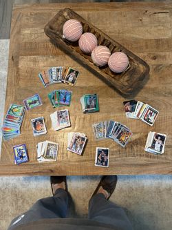 Massive stack of sports cards