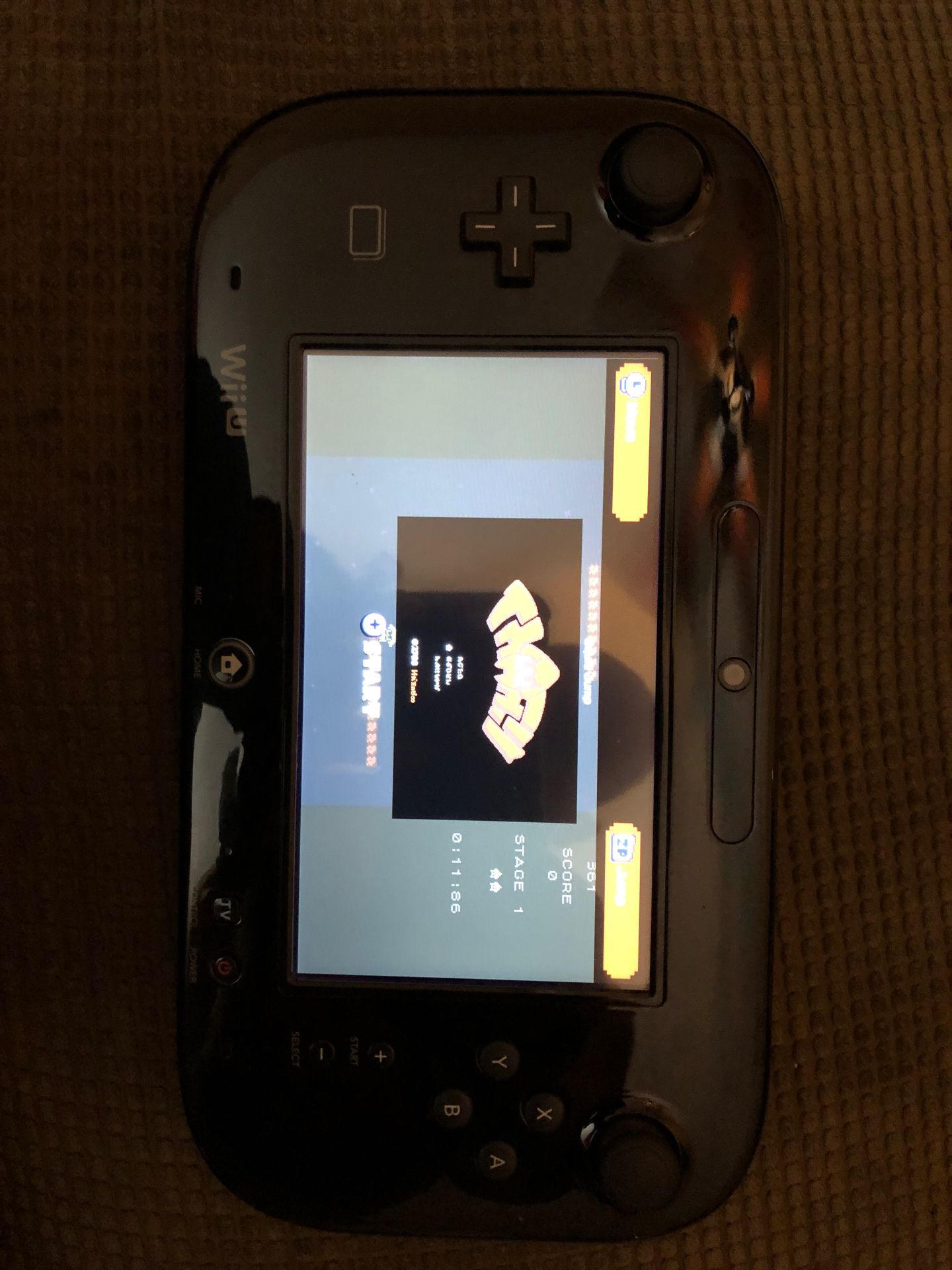 Nintendo WII U gamepad