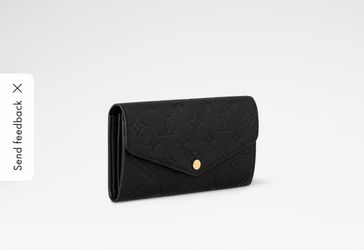 Louis Vuitton Sarah leather wallet