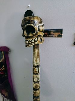 Wooden walking stick pickup only cash