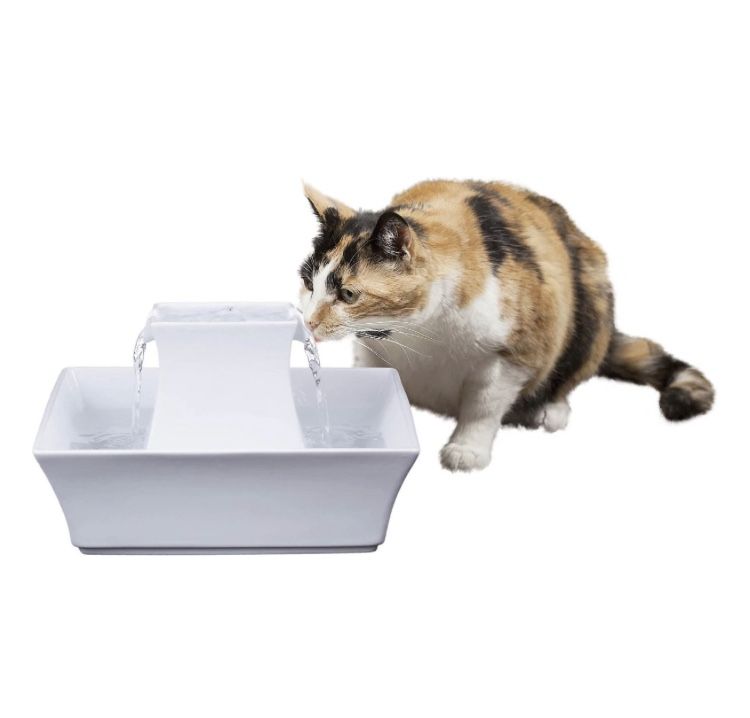 Ceramic Pet Water Drinking Fountain - Pet/cat/dog Petsafe Drinkwell Pagoda