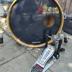 Aquarian Bass Drum And Pedal
