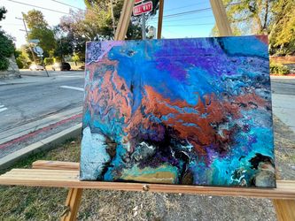 Abstract Acrylic Art