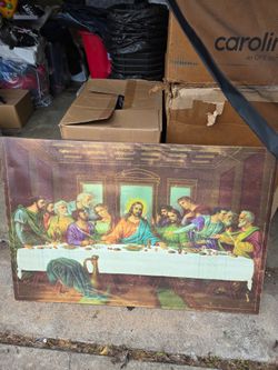 The last supper canvas