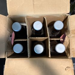 Case of 6! Budweiser  Large Jumbo Glass Beer Bottles 15" Limited Edition Various