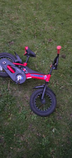 Spider man bike size 12