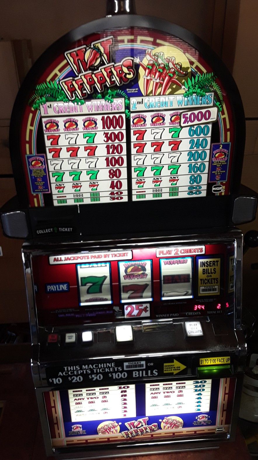 Double Hot Peppers Slot Machine By IGT