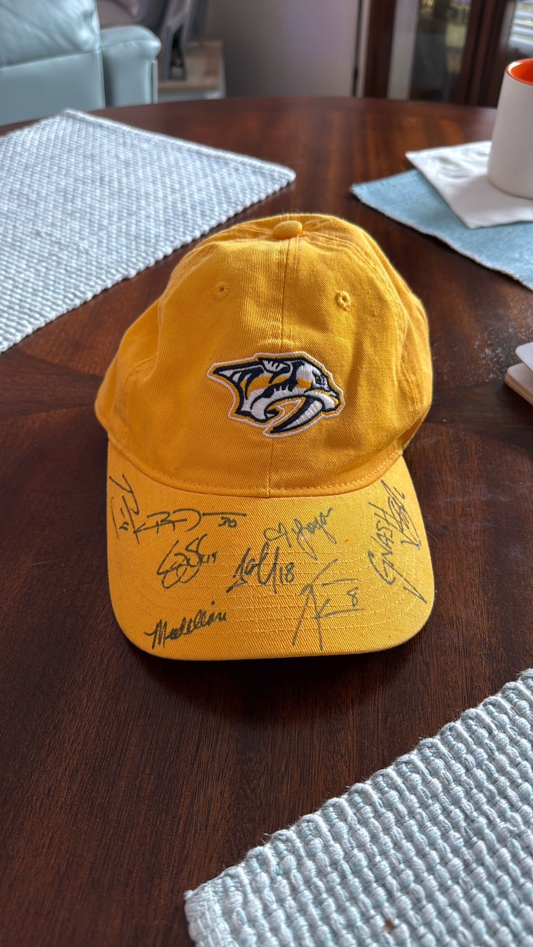 Nashville Predators Signed Hat
