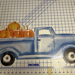 Pumpkin Truck Foam Board