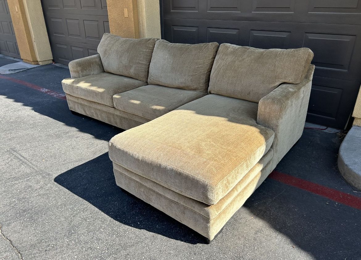Tan Sectional Couch 