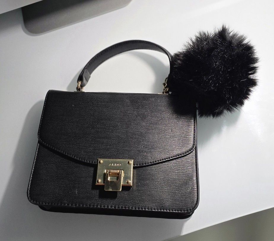 ALDO Black Leather Tote BAG