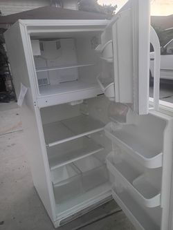 White Frigidaire refrigerator