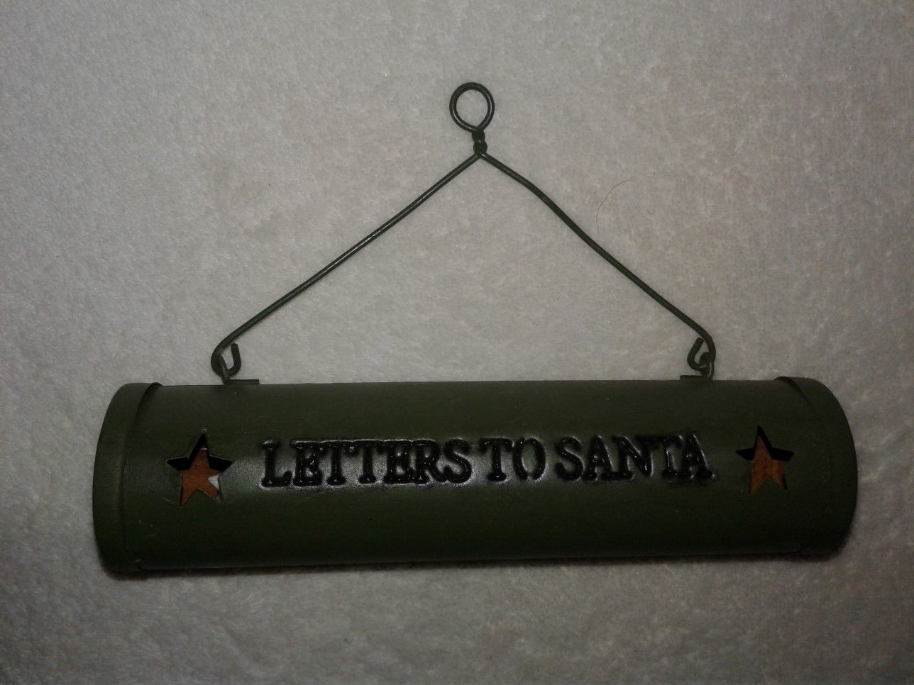 Metal Letter to Santa Ornaments