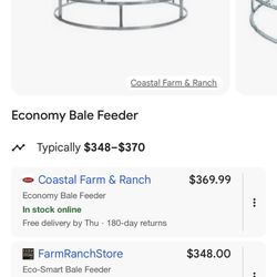 Cattle Round Bale Feeder Countyline