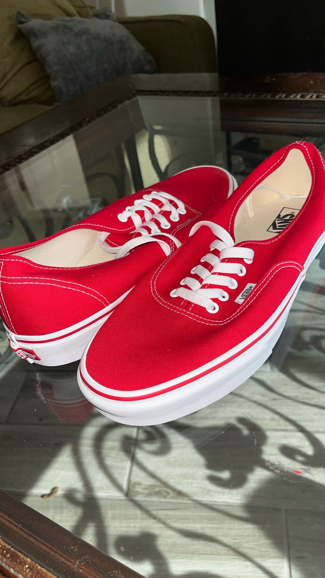 Red Vans - Never Worn - Best Offer