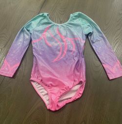 Long sleeve dance leotard
