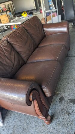 Leather couches