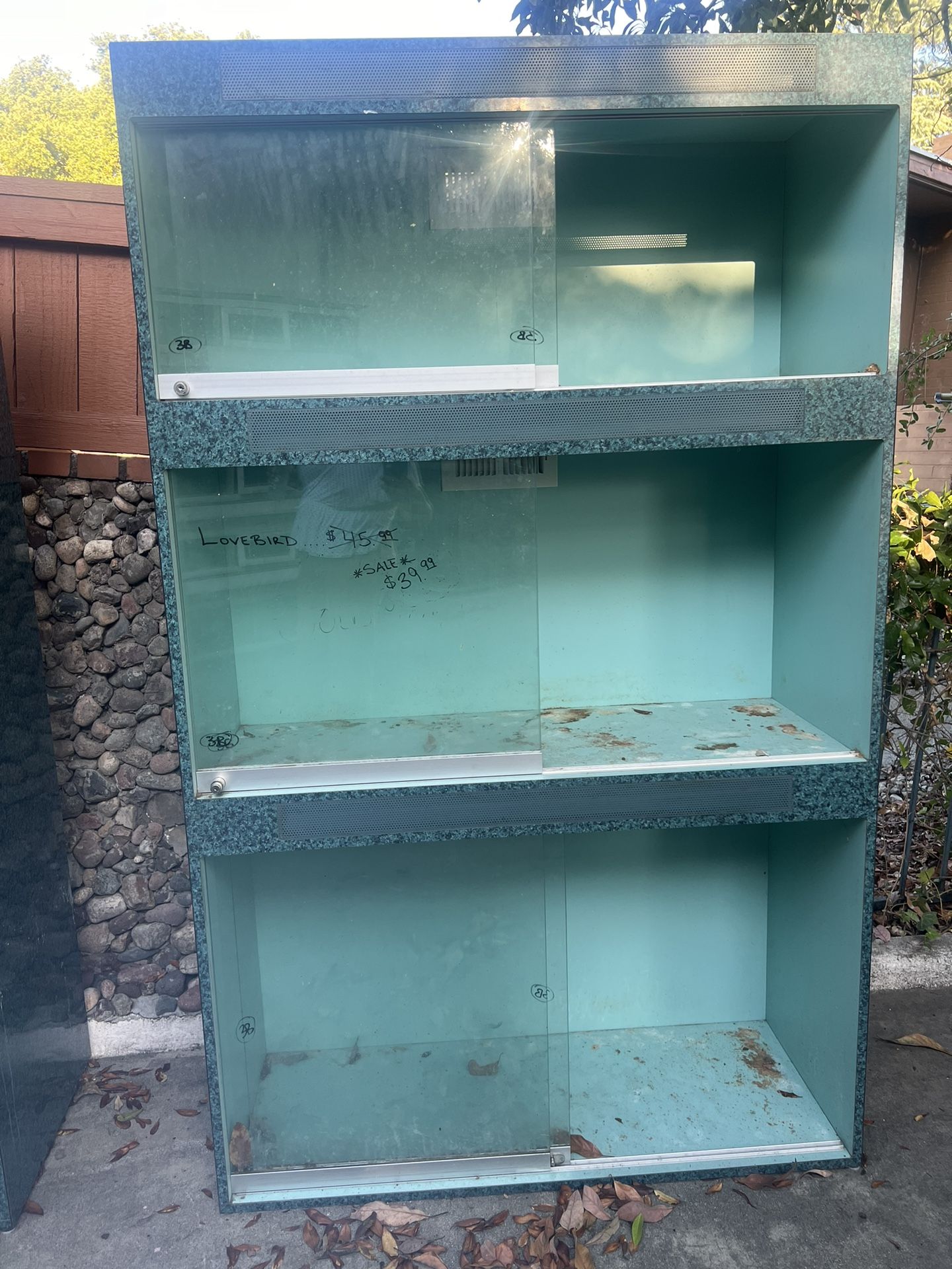 Commercial Hamster/ Animal Display Cage
