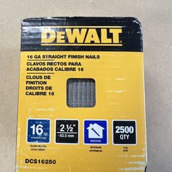 DeWalt 16- Gauge Finish Nail 