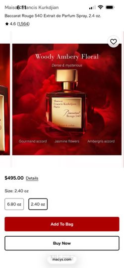 Maison Francis Kurkdjian Baccarat Rouge 540 Extrait de Parfum