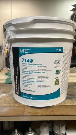 Cove base adhesive