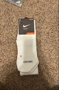 White Nike Soccer Socks