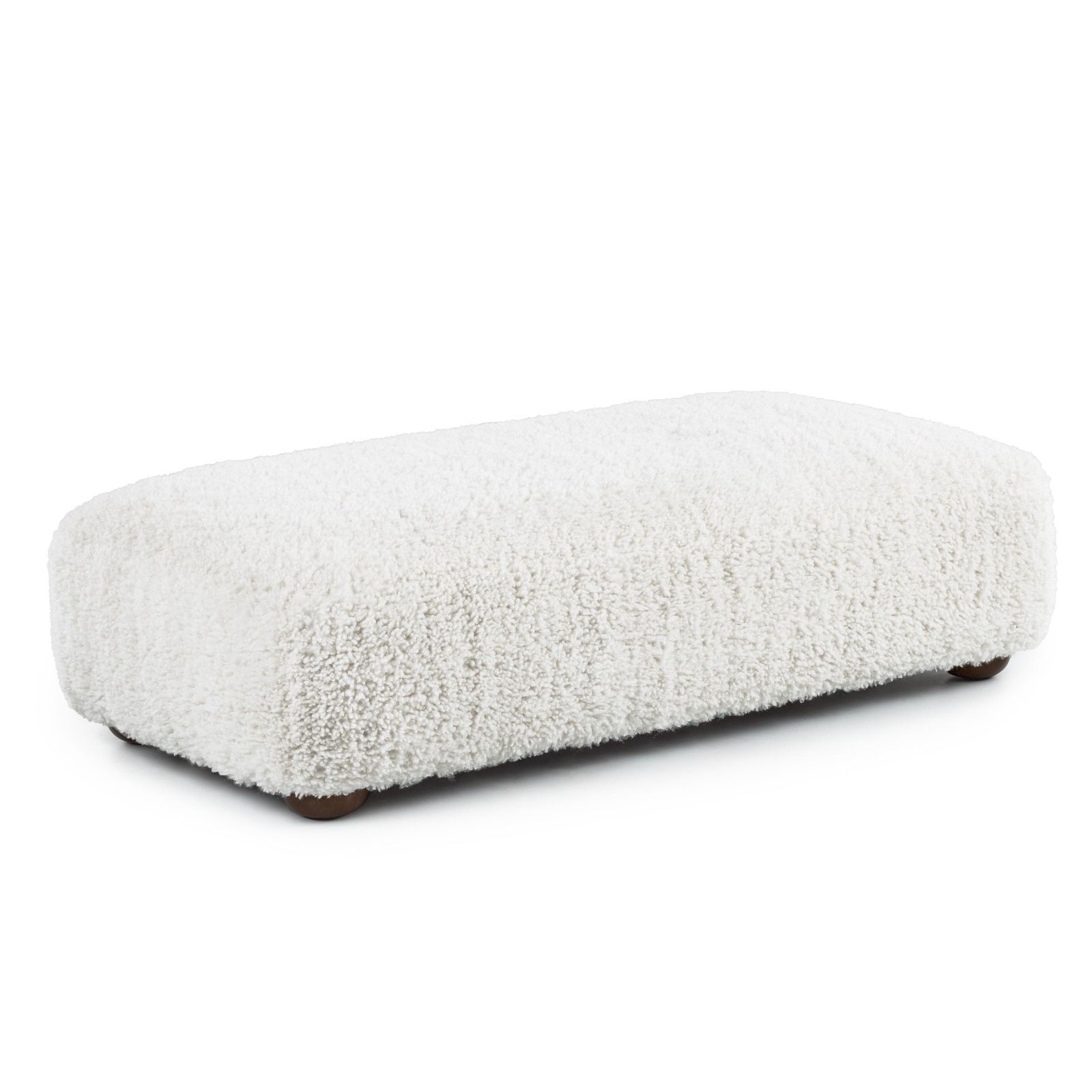 $350 OBO NEW IN BOX ARTICLE BERKLEY 59" OTTOMAN FAUX SHEARLING TAUPE
