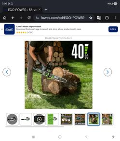 Ego chain saw 16 inch